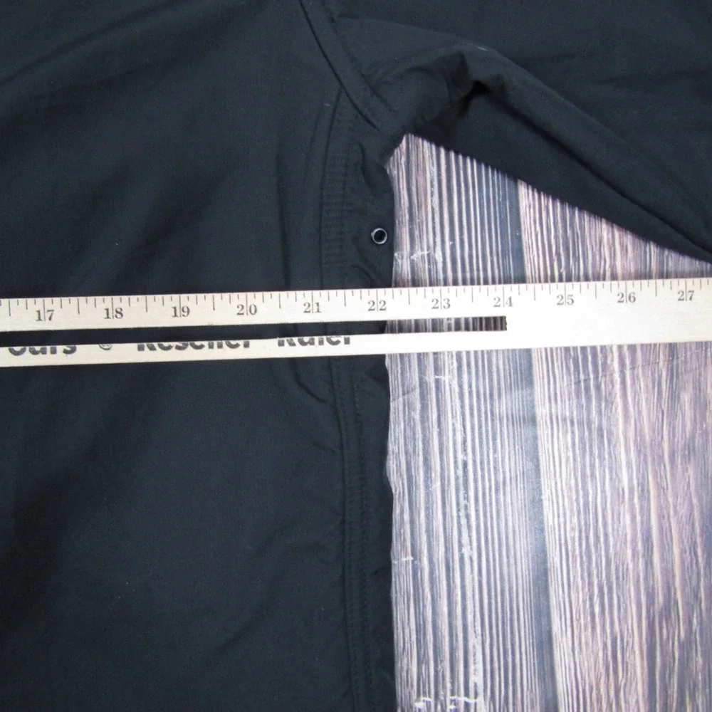 Nike Track Jacket Mens Large Black Full Zip Mock Neck Athletic BB47